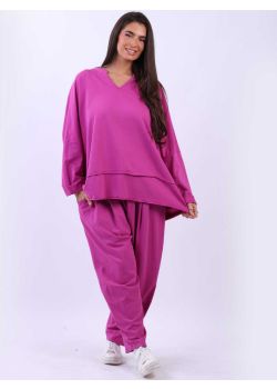 Women Solid Cotton Baggy Tunic Top