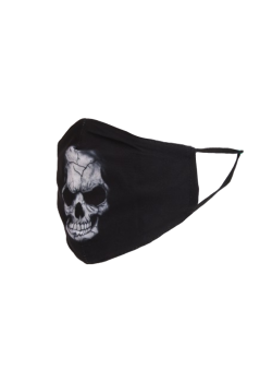 Scary Halloween Skull Print Cotton Face Mask (PACK OF 5)